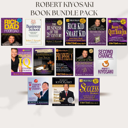 14 Best Books Bundle From Robert Kiyosaki PDF Download eBook BEST DEAL!